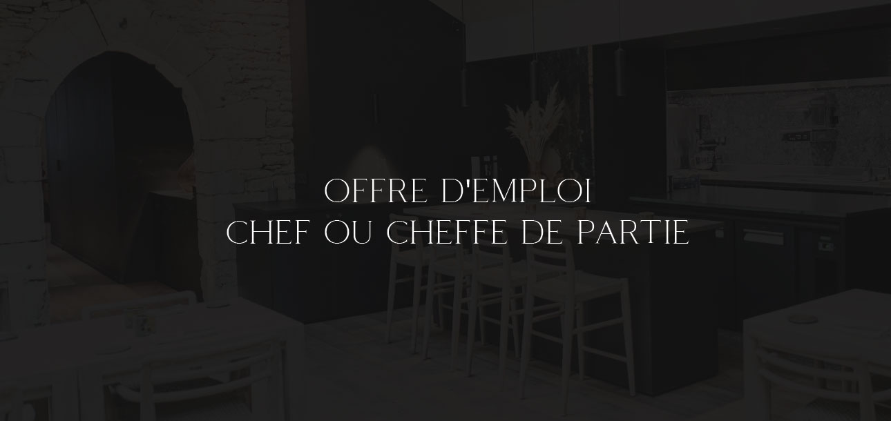 Emploi Chef Ou Cheffe De Partie à Dijon - CIBO